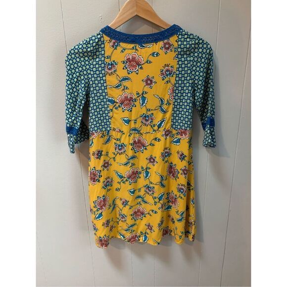 Matilda Jane Flower Power Floral Dress Choose your own path Gold Size 12 - Picture 2 of 5